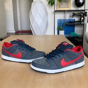 Nike SB Dunk Low Pro - M10.5 - Dark Obsidian/Gym Red (2012) - New & Authentic